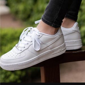 NIKE AF1 White Womens sneakers size 10. Worn twice.
